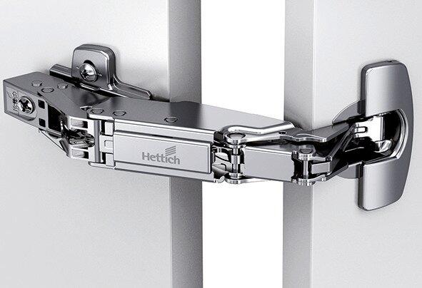 Produktbild Hettich Sensys Weitwinkel Null-Einspr. mit Dämpfung 8657i schwarz halb vorl. 165°TH52