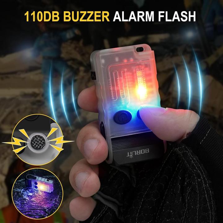 Immagine prodotto Boruit V20 mini torcia -180° rotante - 13 modalità - 1000 lumen (bianco)