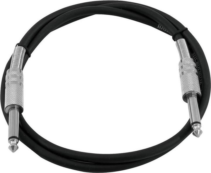 Actual product image Omnitronic Jack cable 6,3 mono 1m sw (1 m)