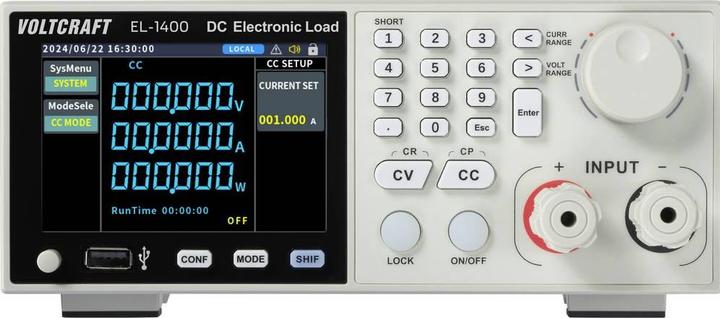 Actual product image Voltcraft EL-1400 Elektronische Last 150 V/DC 40 A 400 W