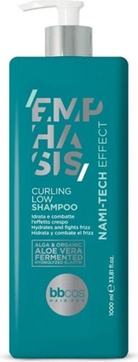 Produktbild BB Cos Bbcos Emphasis Namitech Curling Low Shampoo 1000ml (1000 ml, Flüssiges Shampoo)