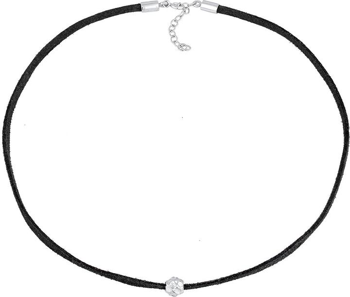 Actual product image Elli Bead, Choker, Ball, Organic (Faux leather, 925 sterling silver, No stone, 36 cm)
