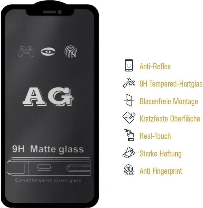 Produktbild Protectorking 2x Echtes Tempered 9H Panzerhartglas Matt Entspiegelt (2 Stück, Apple iPhone 13 Pro)