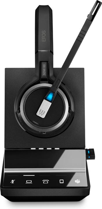 Actual product image EPOS IMPACT SDW 5066T EU/UK/AUS Wireless DECT Headset UC ready with base station for phone mobile an (Wireless, USB-A)