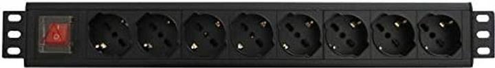 Produktbild Wp WPN-PDU-G01-08 Stromverteilungseinheit (PDU) 8 Steckdose(n) AC 1,5U Schwarz