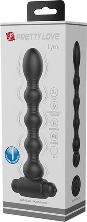 Actual product image Pretty Love Lynn - Vibrating Anal Plug - Black