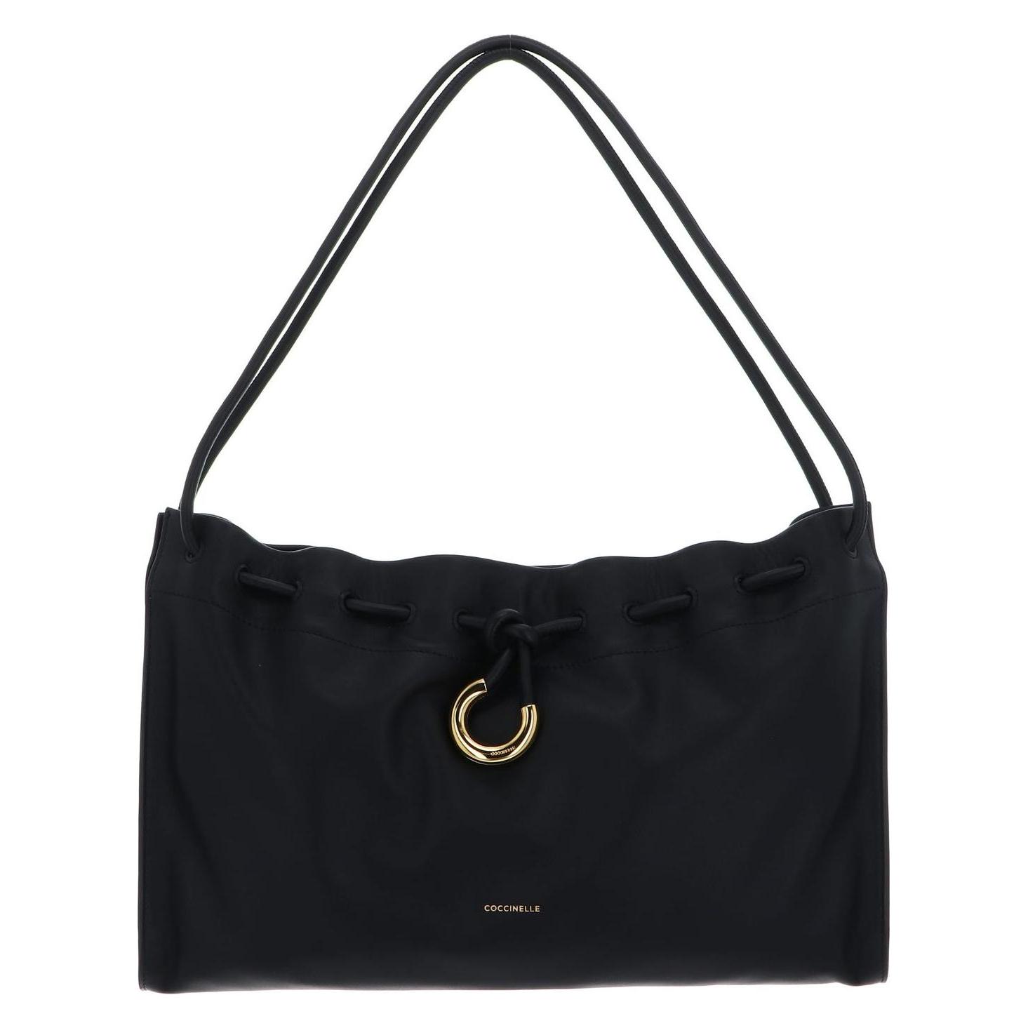Coccinelle, Damen, Handtasche, Isabela Handbag Smooth Leather, Schwarz