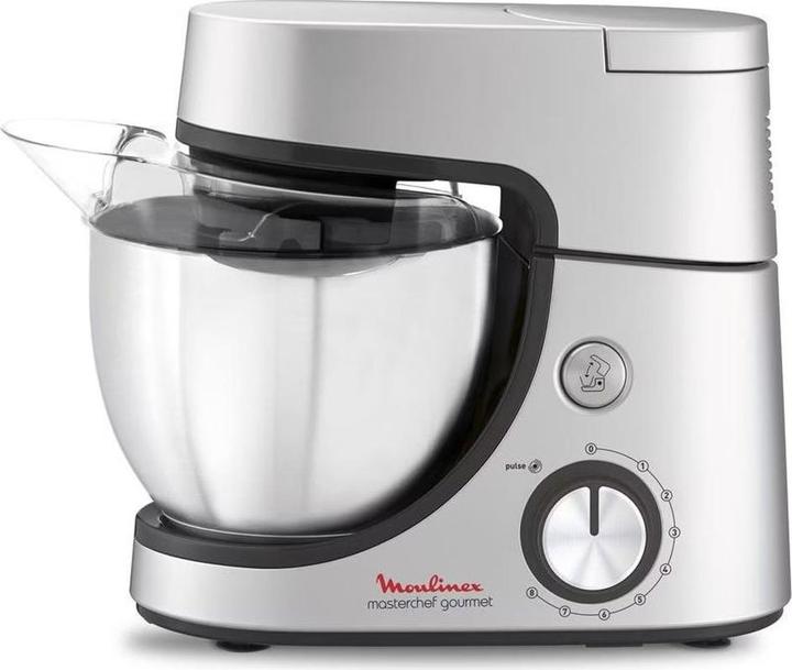 Moulinex Masterchef Gourmet Stand Mixer 4,6l silver (1100 W)