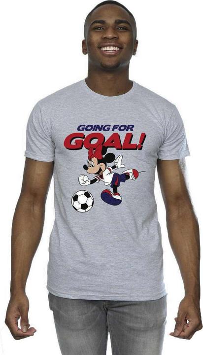 Immagine prodotto Disney Minnie Mouse Going For Goal Maglietta Uomo (M)
