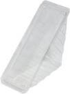 Plus Pack Sandwichbakke 180x68x80 mm til 3 skiver med Låg PET Klar,100 stk/pk