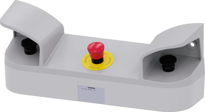 Actual product image Siemens Two-hand control panel complete in housing, red