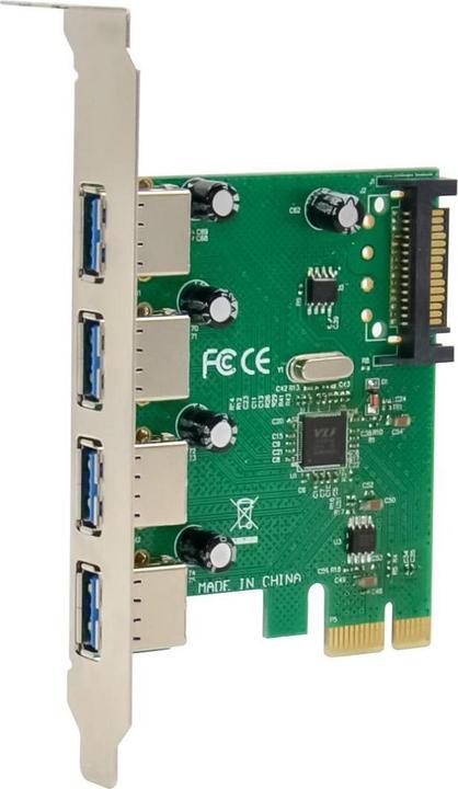 Immagine prodotto MicroConnect Scheda PCIe a 4 porte USB 3.0
