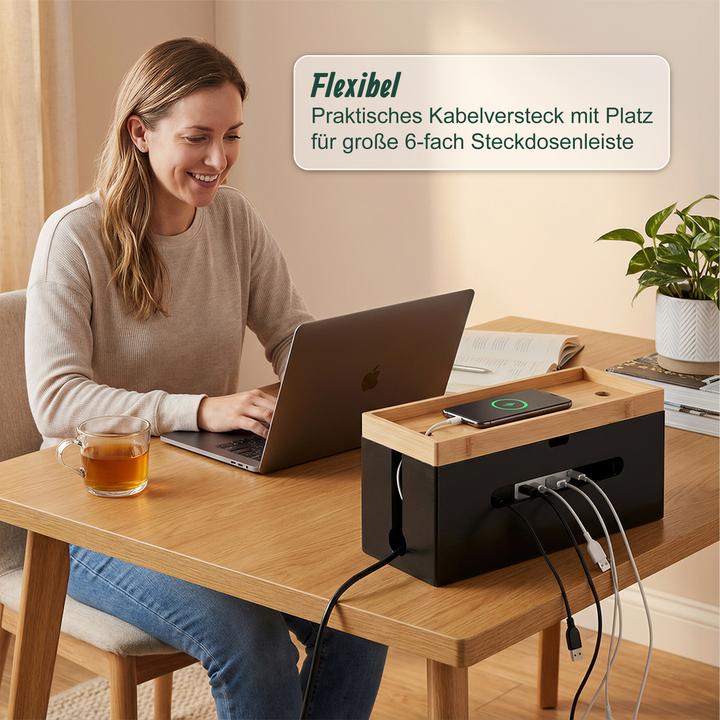 Actual product image Relaxdays cablebox