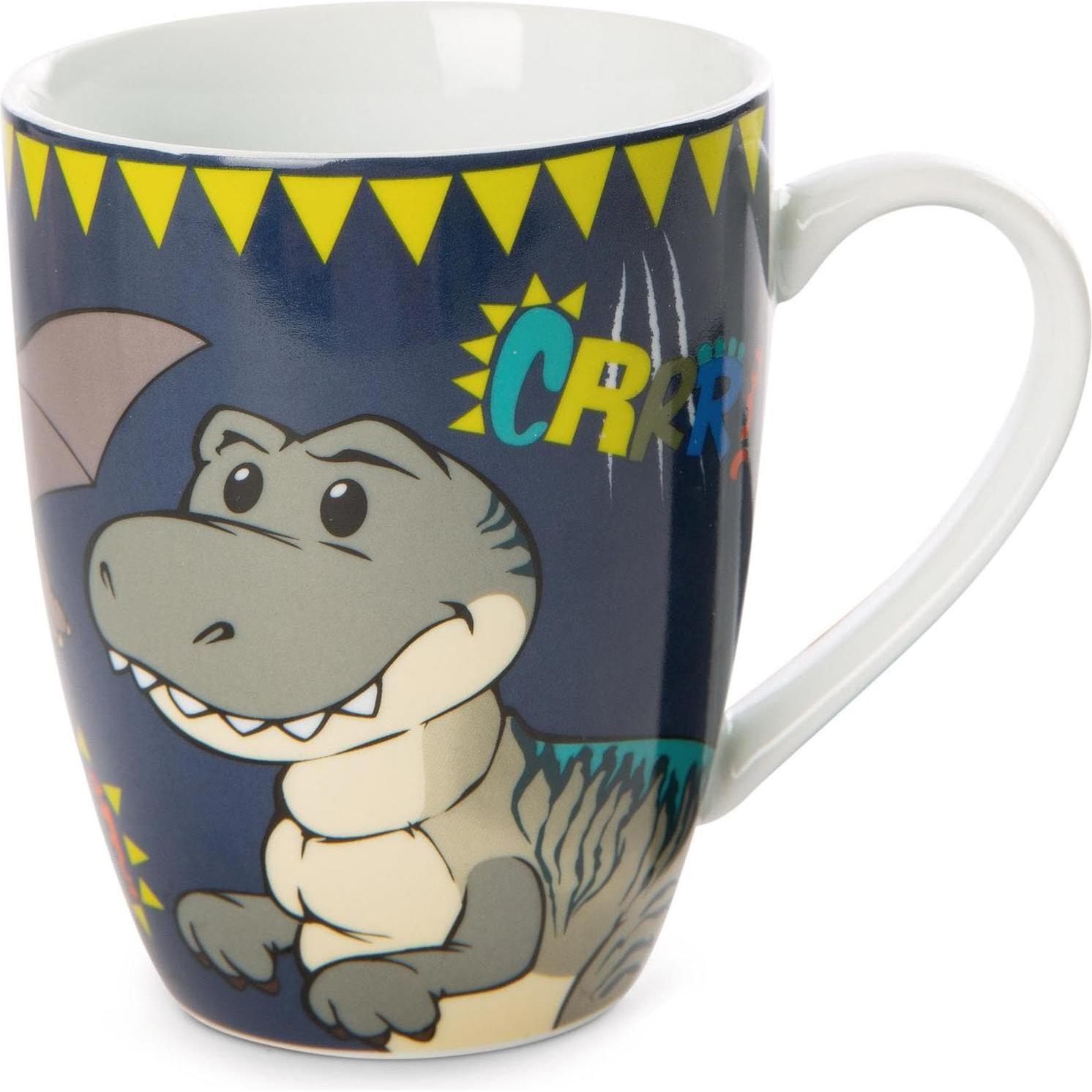 Thumbnail - NICI, Kindergeschirr + Kinderbesteck, Tasse Dinos in Geschenkverpackung