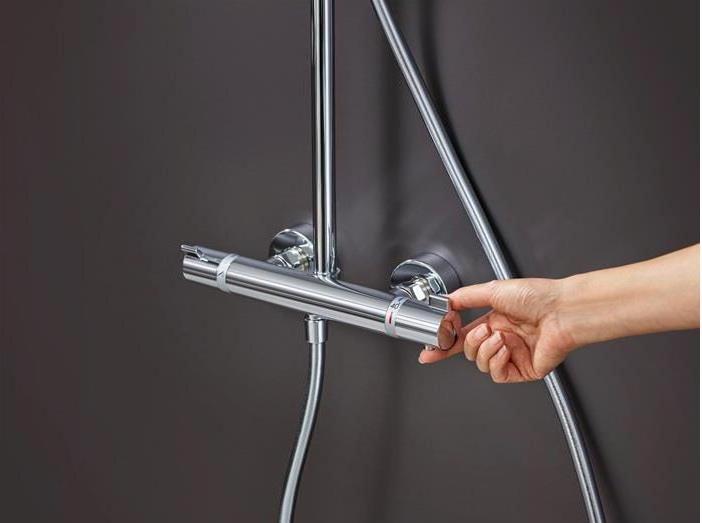 Actual product image hansgrohe Showerpipe CROMA SELECT 280 AIR 1JET