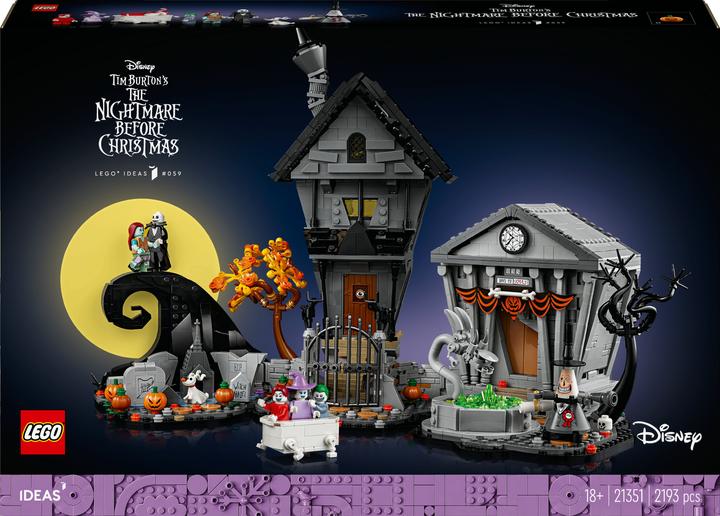 Actual product image LEGO Nightmare Before Christmas (21351, LEGO Ideas, LEGO Rare Sets)
