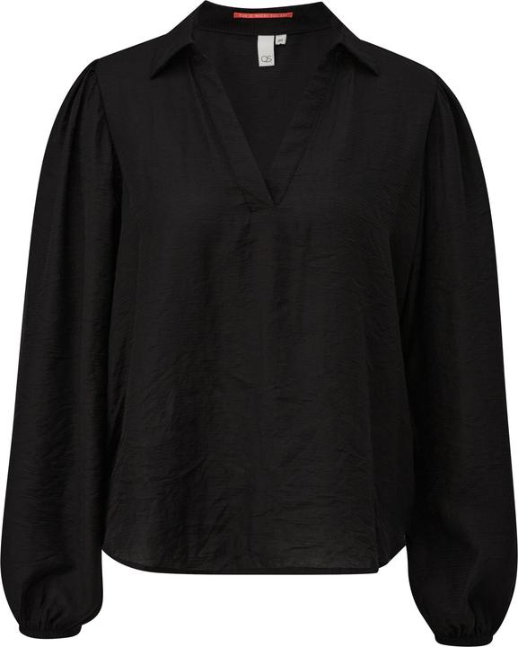 Produktbild s.Oliver Bluse Bluse mit Puffärmel aus Viskosemix (32)