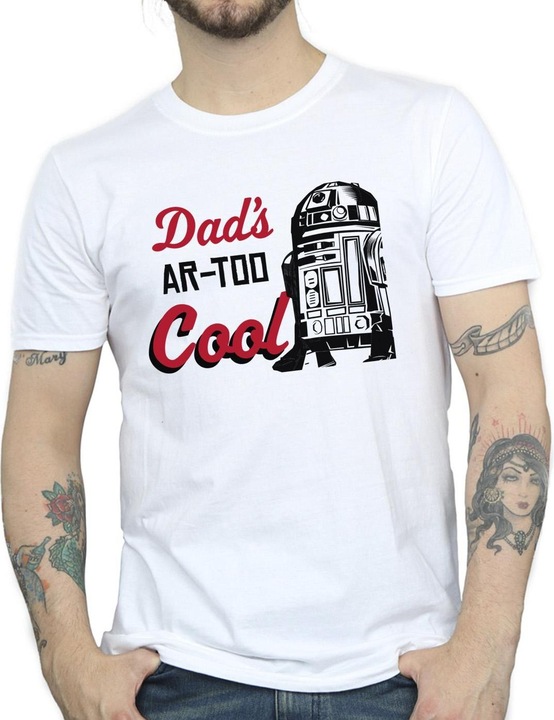 Immagine prodotto Star Wars Dads R2 Cool Maglietta Uomo (L)