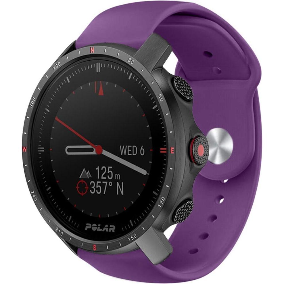 Strap-it Sportarmband (Silikon), Uhrenarmband, Violett