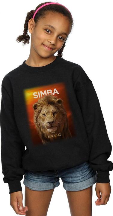 Produktbild Disney The Lion King Movie Adult Simba Poster Sweatshirt Mädchen (128)