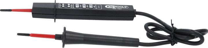 Image du produit KS Tools Détecteur de polarité et testeur pique-câbles avec revêtement isolant 6-400 V (CAT II 1000V)