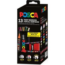 Posca, Evidenziatori, Pigmentmarker (13x)