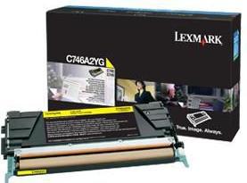 Produktbild Lexmark C746A2YG (Y)