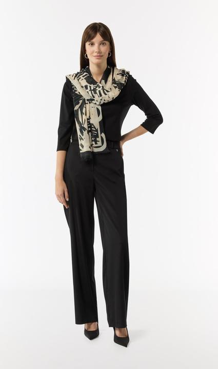 Image du produit Comma Tuch Schal mit floralem Muster aus Modalmix