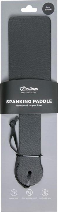 Produktbild Fetish Collection Zwarte kunstleren paddle