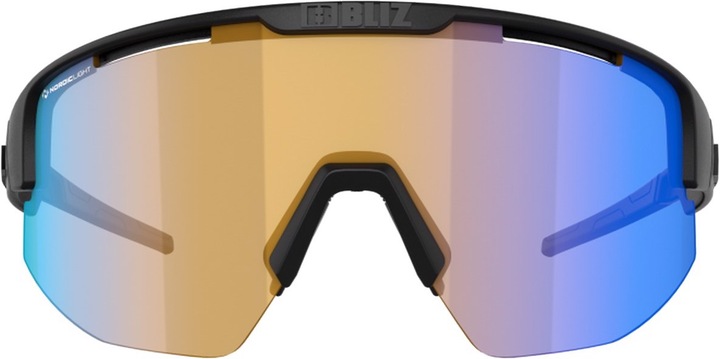Immagine prodotto Bliz Matrix Small Nano Optics Nordic Light (Nero opaco, Corallo w blu multi)