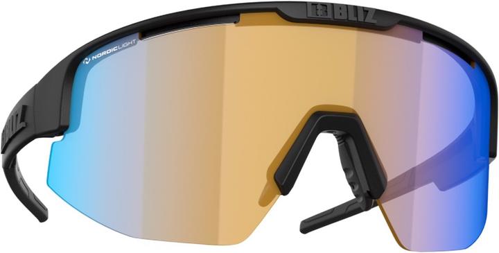Actual product image Bliz Matrix Small Nano Optics Nordic Light (Matt Black, Coral w blue multi)