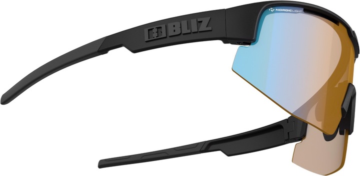 Immagine prodotto Bliz Matrix Small Nano Optics Nordic Light (Nero opaco, Corallo w blu multi)