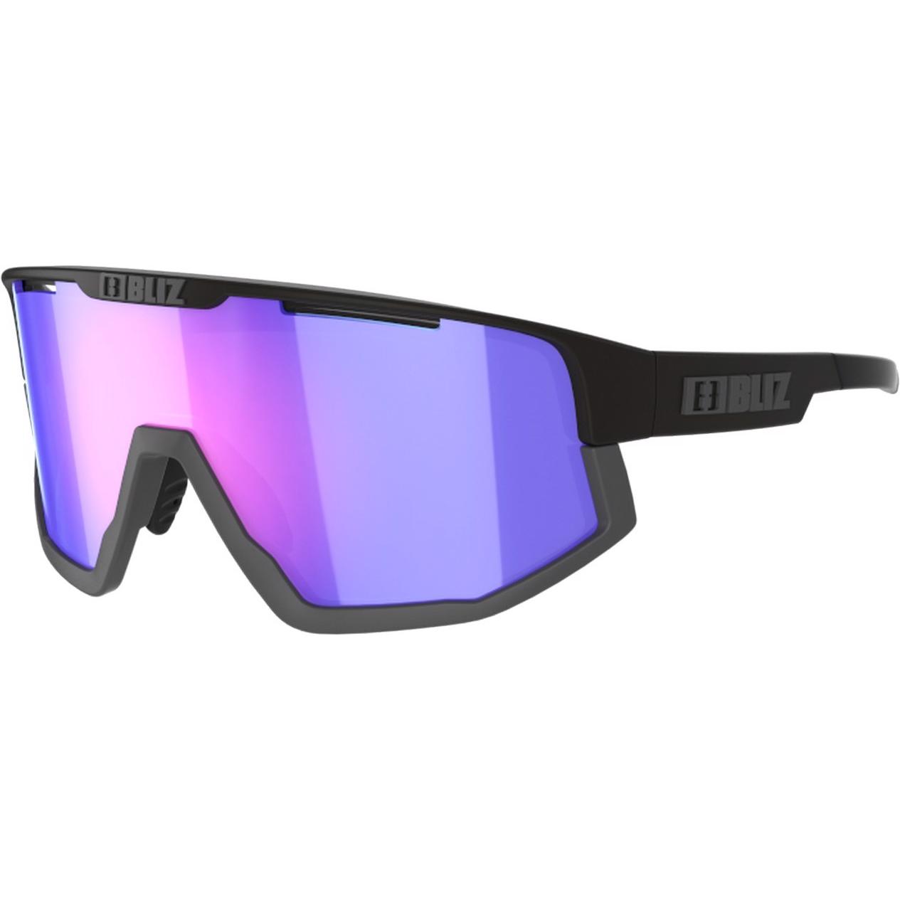 Bliz, Unisex, Sportbrille, Vision Nano Optics Nordic Light (Black, Matt Black, Grey, Begonia, Violet w Blue Multi), Schw...