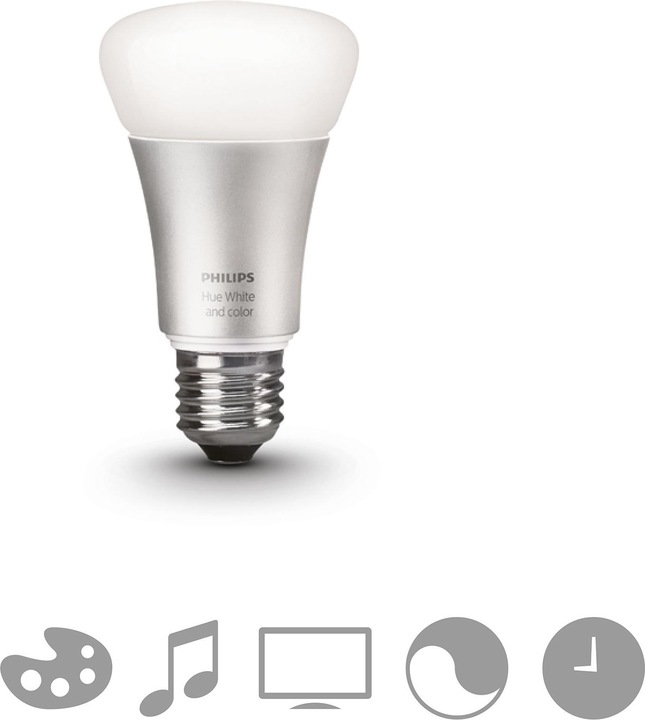 Image du produit Philips Hue White & Color Ambiance (E27, 10 W, 806 lm, 1 x, F)