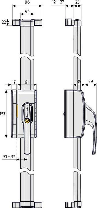 Produktbild Abus FOS650 B AL0089