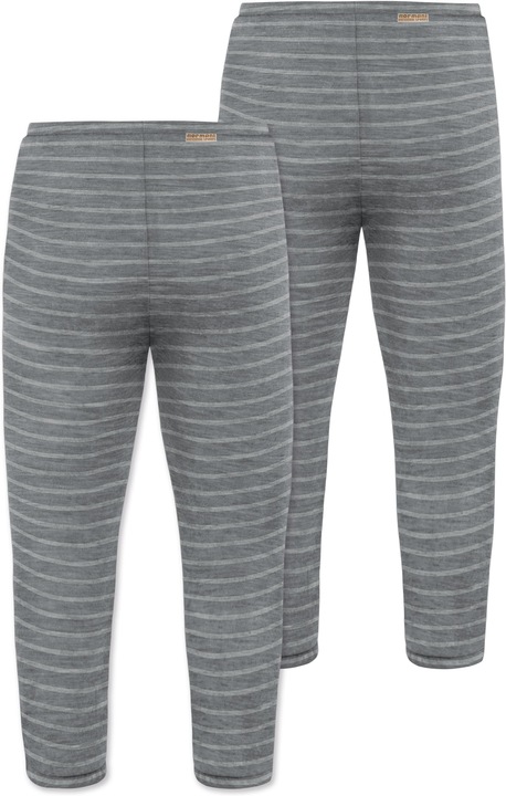 Produktbild Normani 2er Pack Baby Merino Hose mit Füssen - 9537 (62)