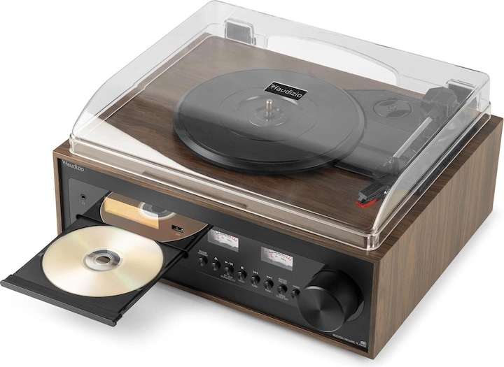 Produktbild Audizio Platenspeler met speakers - Boston platenspeler Bluetooth, CD speler en DAB