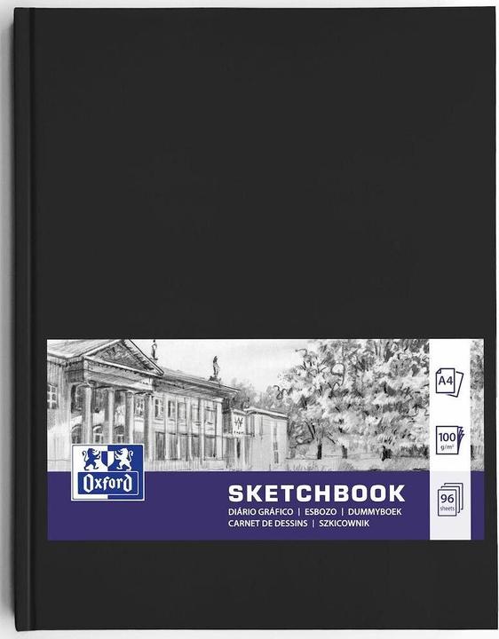 Produktbild Oxford Skizzenbuch (A4, Blanko, Harter Einband)