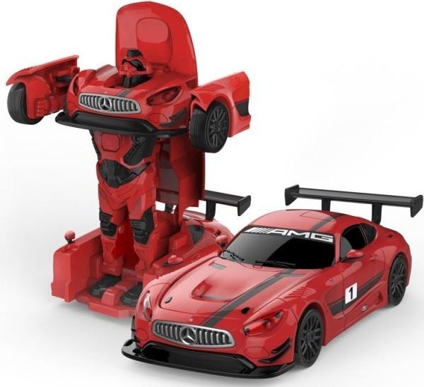 Immagine prodotto Rastar Pressofusione 1:32 Mercedes-Benz GT3 AMG trasformabile con luci e suoni, 62300