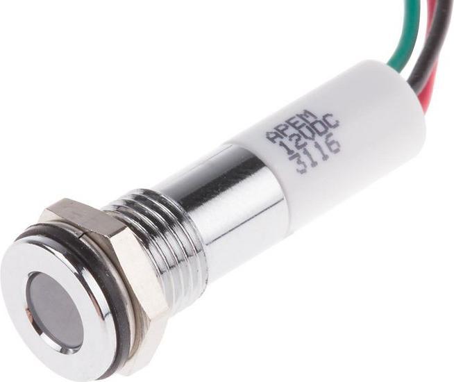 Produktbild RS PRO 8mm flush satin LED wires, 3colour 12Vdc