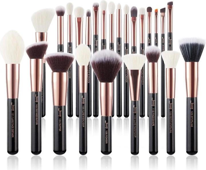 Jessup Professional Make-up Set Beauty Cosmetics Foundation Powder Blusher Eye Shadow Blending Highlighter (Foundation)