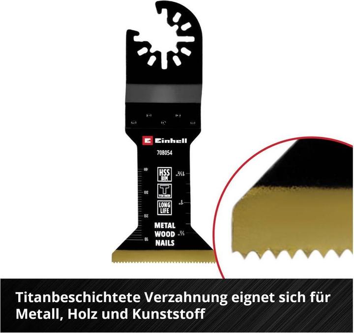 Image du produit Einhell 708054 Tauchsägeblatt BIM-TI, 45mm Bimetall Tauchsägeblatt 45 mm 1 St.