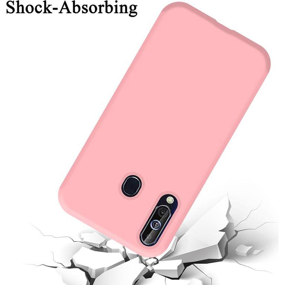 Thumbnail - Cadorabo TPU Liquid Silicone Case Cover (Samsung Galaxy A60, Samsung Galaxy M40), Smartphone Hülle, Rosa