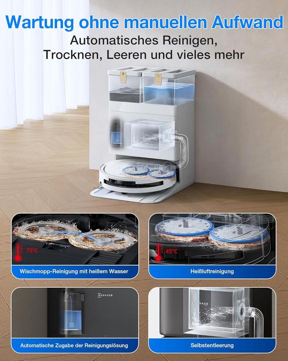 Produktbild Ecovacs DEEBOT T50 Pro Omni Gen3 (25000 Pa)
