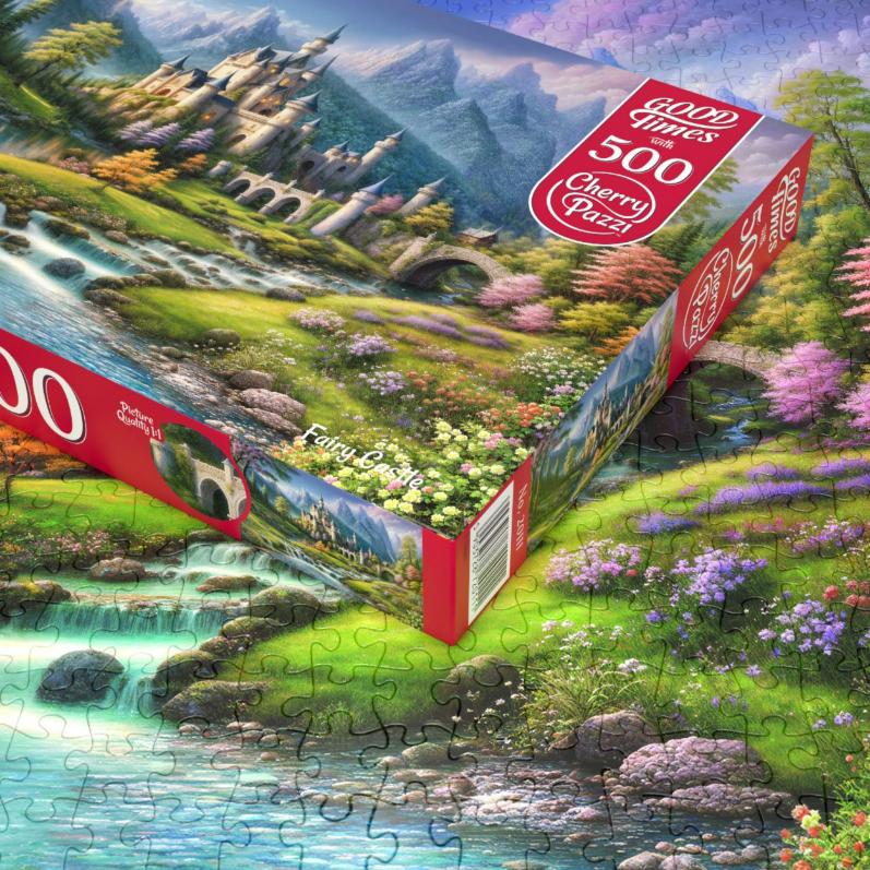 Thumbnail - Cherry Pazzi Puzzle 500 Teile - Feenschloss (500 Teile)