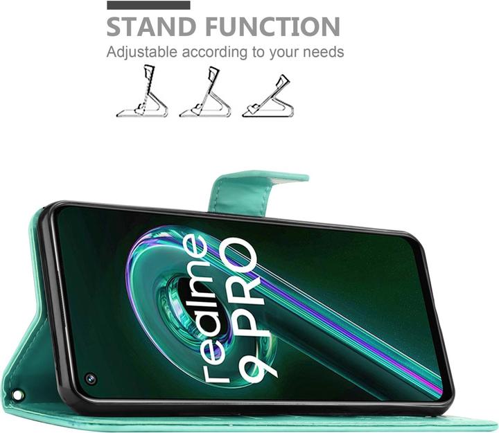 Image du produit Cadorabo Housse Flower Book pour Realme 9 5G / 9 PRO / V25 / Q5 / OnePlus Nord CE 2 LITE 5G (Vivo V25, Realme 9 Pro+, OnePlus Nord CE 2 Lite 5G)
