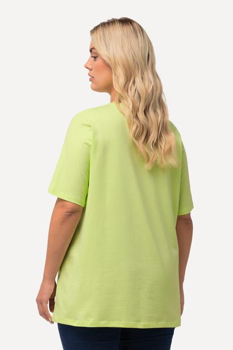 Produktbild Ulla Popken T-Shirt, A-Linie, V-Ausschnitt, Halbarm (56)