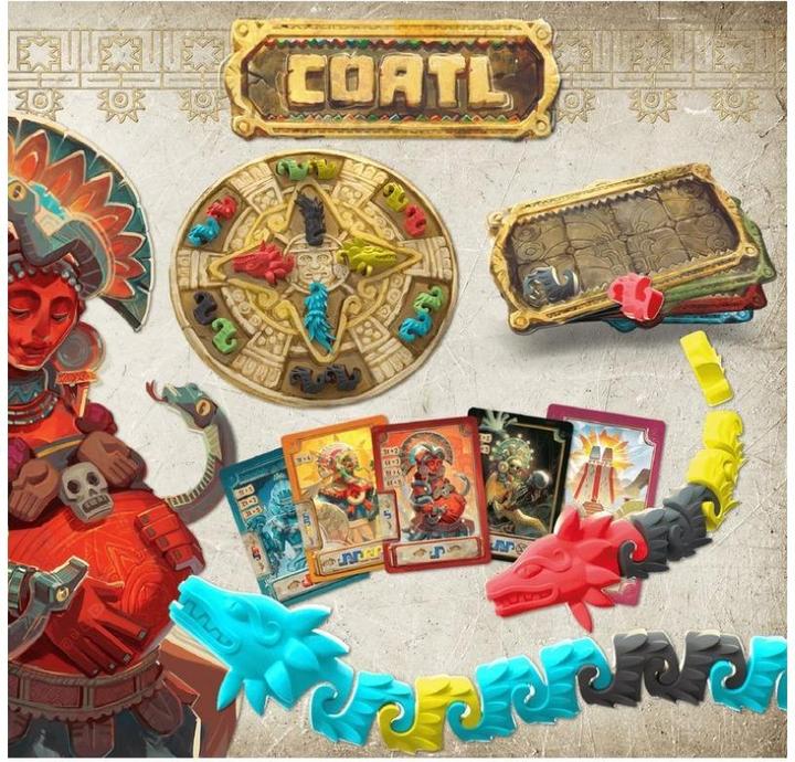 Productafbeelding Synapses Games SG001 - Cóatl, bordspel, voor 1-4 spelers, vanaf 10 jaar (Engels, Duits)