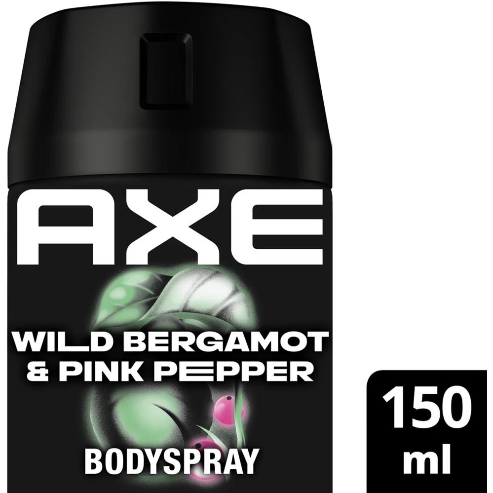 Axe Uomo Rosa Deodorante, Wild Fresh Deo Bergamotto E Pepe 150Ml (Getto Vaporizzato, 150 Ml)