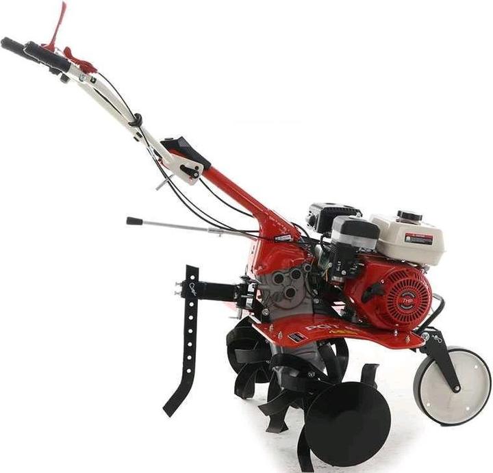 Actual product image GeoTech Motorised hoeTiller 85 cm, belt and chain drive, 208 cm